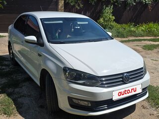 2016 Volkswagen Polo V Рестайлинг, белый, 1200000 рублей, вид 3