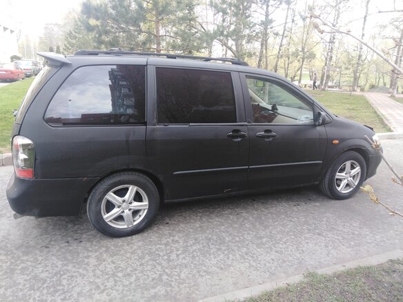 2002 Mazda MPV II (LW), чёрный, 249000 рублей - вид 5