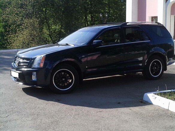 2008 Cadillac SRX 5-speed I, синий