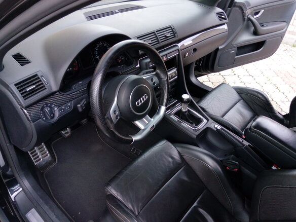 2007 Audi RS 4 II (B7), чёрный - вид 4