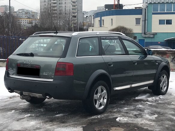 2001 Audi A6 allroad I (C5), зелёный - вид 2