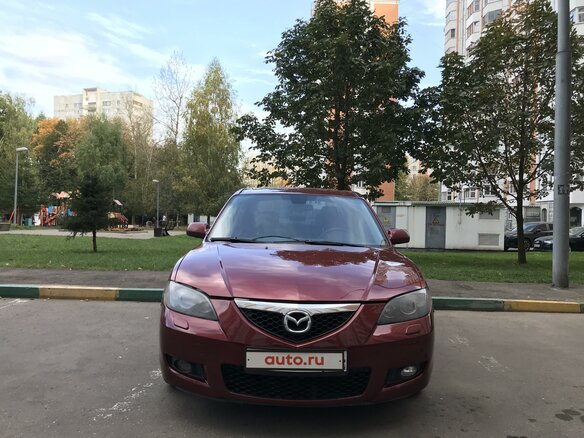 2008 Mazda 3 I (BK) Рестайлинг, красный - вид 7