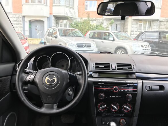 2008 Mazda 3 I (BK) Рестайлинг, красный - вид 12