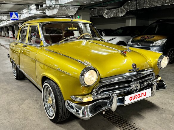 1959 ГАЗ 21 «Волга» 21Е, золотистый - вид 12
