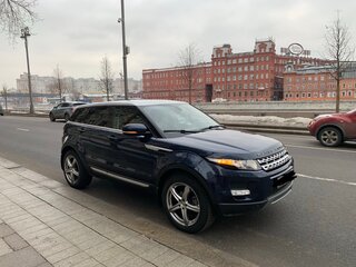 2012 Land Rover Range Rover Evoque 6-speed I, синий, 1870000 рублей, вид 2