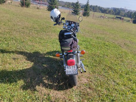 1991 Yamaha XV1100 Virago, чёрный, 380000 рублей, вид 4