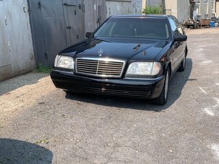 1998 Mercedes-Benz S-Класс 280 III (W140) Рестайлинг, чёрный, 800000 рублей, вид 1