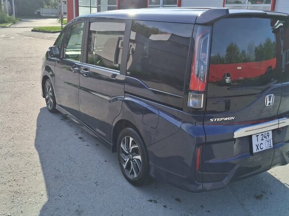 2017 Honda Stepwgn Spada V Рестайлинг, синий, 1850000 рублей - вид 6