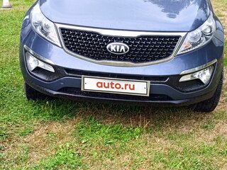 2014 Kia Sportage III Рестайлинг, синий, 1550000 рублей, вид 2