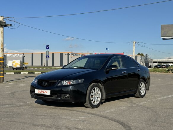 2004 Honda Accord VII, чёрный, 700000 рублей