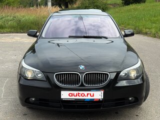 2006 BMW 5 серии 525i V (E60/E61), чёрный, 1100000 рублей, вид 2