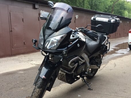 2004 Suzuki V-Strom DL 650, чёрный, 415000 рублей, вид 2