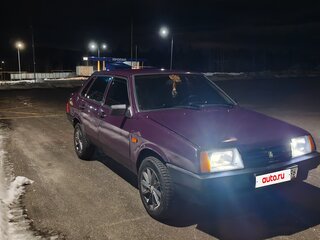 1997 Lada (ВАЗ) 21099, фиолетовый, 130000 рублей, вид 5