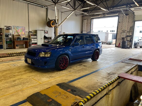 2002 Subaru Forester II, синий, 1000000 рублей - вид 2