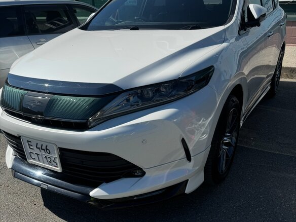 2018 Toyota Harrier III (XU60) Рестайлинг, белый - вид 2