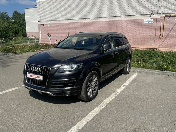 2012 Audi Q7 I (4L) Рестайлинг, чёрный, 1850000 рублей - вид 1