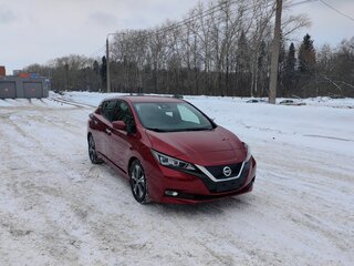 2019 Nissan Leaf II (ZE1), красный, 1900000 рублей, вид 2