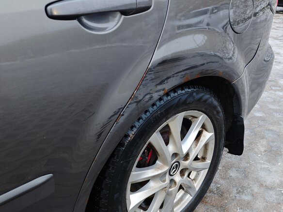 2007 Mazda 6 I (GG) Рестайлинг, серый, 300000 рублей - вид 9