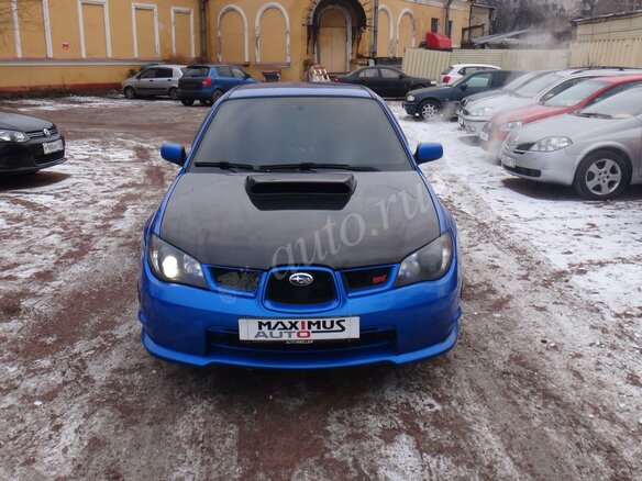 2006 Subaru Impreza WRX STi II Рестайлинг 2, синий - вид 1
