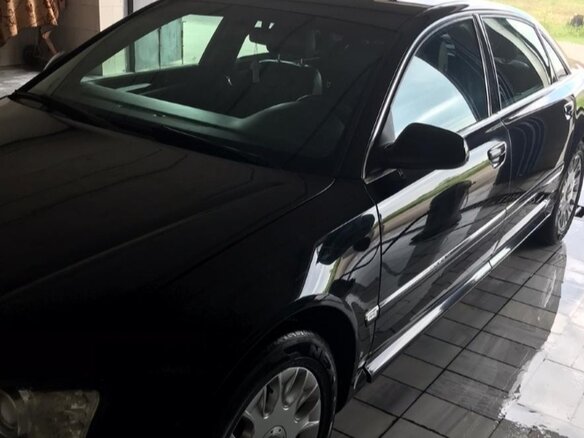 2007 Audi A8 Long II (D3) Рестайлинг, чёрный - вид 12
