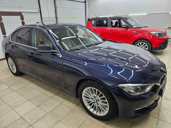 2014 BMW 3 серии 320d xDrive VI (F3x), синий, 1630000 рублей - вид 9
