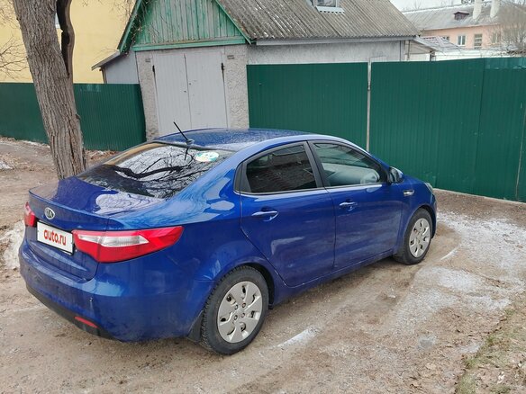 2012 Kia Rio III, синий, 700000 рублей - вид 8