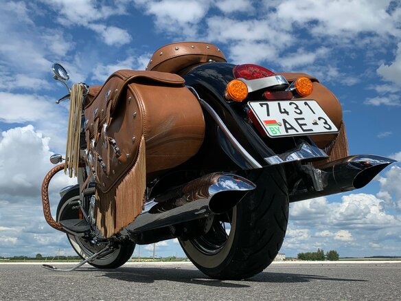 2015 Indian Chief Vintage, чёрный, 1300000 рублей - вид 14