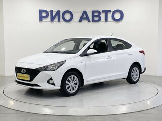 2021 Hyundai Solaris II Рестайлинг, белый, 1149999 рублей, вид 1