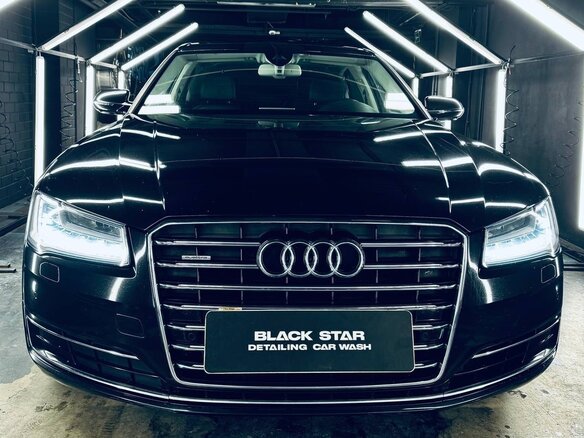 2014 Audi A8 Long III (D4) Рестайлинг, чёрный, 2562434 рублей - вид 7