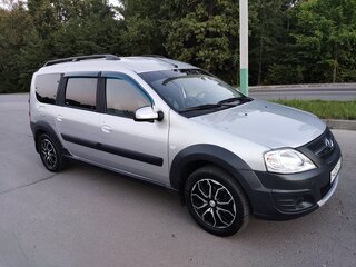 2019 Lada (ВАЗ) Largus Cross I, серебристый, 995000 рублей, вид 4