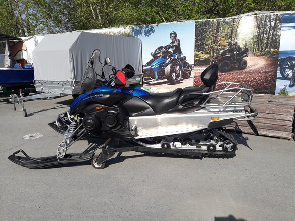 2014 Yamaha Venture, синий - вид 1