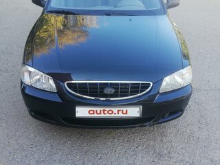 2007 Hyundai Accent ТагАЗ II, чёрный, 490000 рублей, вид 1
