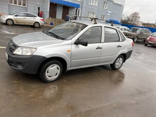 2013 Lada (ВАЗ) Granta I, серебристый, 300000 рублей, вид 1