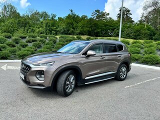 2019 Hyundai Santa Fe IV, коричневый, 3330000 рублей, вид 2