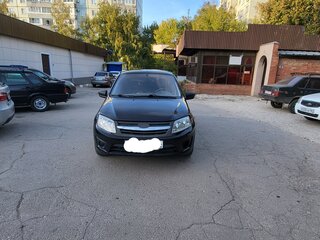 2015 Lada (ВАЗ) Granta I, чёрный, 330000 рублей, вид 4