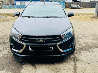 2021 Lada (ВАЗ) Vesta I, чёрный, 1300000 рублей, вид 1