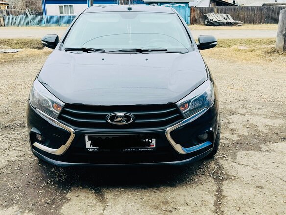 2021 Lada (ВАЗ) Vesta I, чёрный, 1300000 рублей