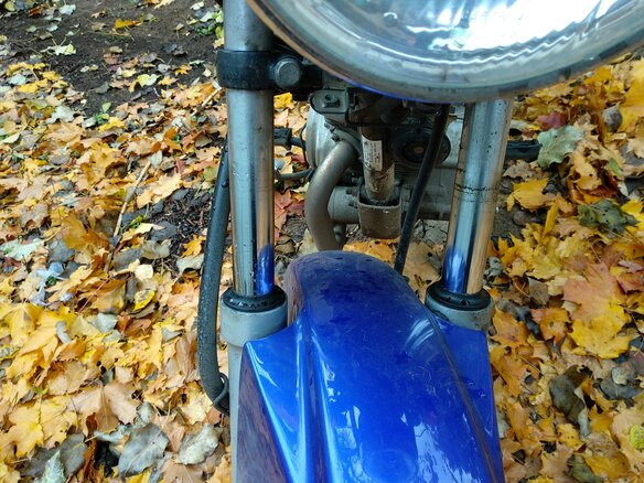 2009 Yamaha YBR125, синий - вид 7