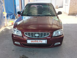 2007 Hyundai Accent ТагАЗ II, красный, 475000 рублей, вид 1