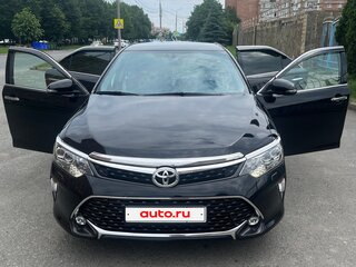 2018 Toyota Camry VII (XV50) Рестайлинг 2, чёрный, 3450000 рублей, вид 2