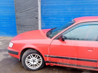 1993 Audi 100 IV (C4), красный, 280000 рублей, вид 4