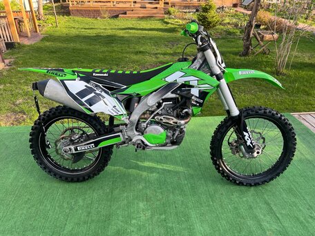 2017 Kawasaki KX 450, зелёный, 450000 рублей, вид 4