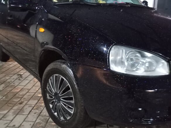 2010 Lada (ВАЗ) Kalina I, чёрный, 270000 рублей - вид 4