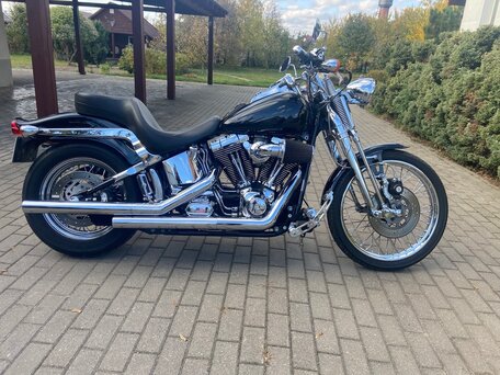 2004 Harley-Davidson Springer Softail, чёрный, 1100000 рублей, вид 2