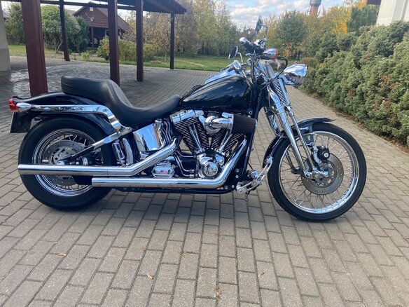 2004 Harley-Davidson Springer Softail, чёрный, 1100000 рублей - вид 1