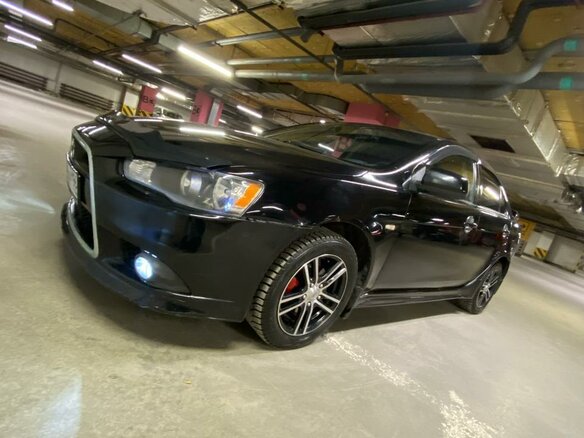 2011 Mitsubishi Lancer X Рестайлинг, чёрный, 870000 рублей - вид 6
