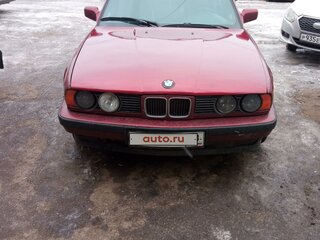 1989 BMW 5 серии 524d III (E34), красный, 750000 рублей, вид 1