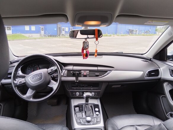 2011 Audi A6 IV (C7), серый, 1600000 рублей - вид 8