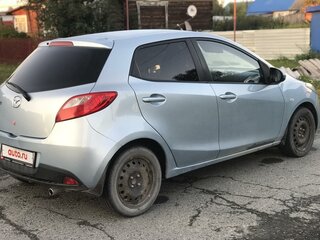 2008 Mazda 2 II (DE), голубой, 700000 рублей, вид 3