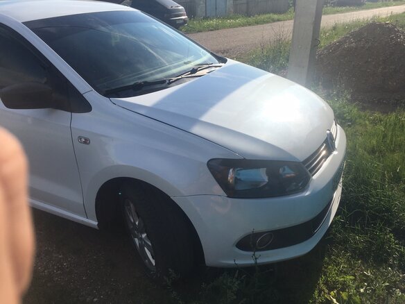 2014 Volkswagen Polo V, белый - вид 6